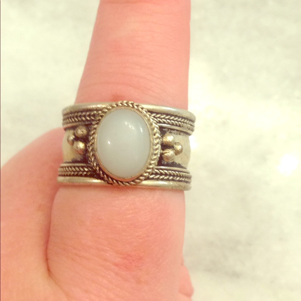 Moonstone ring